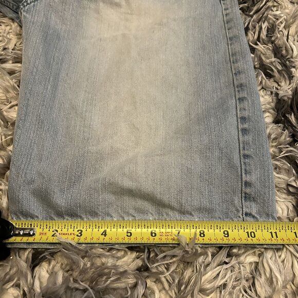 Vintage Y2K Phat FarmBlue Jean Shorts Jorts Grunge Skater Baggy Size 30 Mens - Picture 12 of 12
